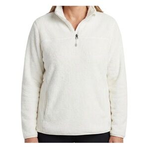 Apres Ski Soft White Fleece Jacket